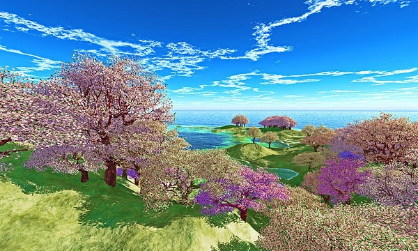 災害復興支援3DCG 桜 No117