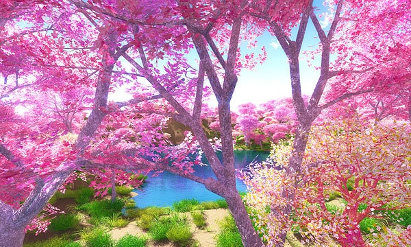 災害復興支援3DCG 桜 No119