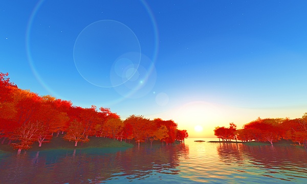 災害復興支援3DCG　秋 No131