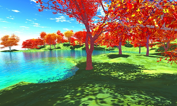 災害復興支援3DCG　秋 No145