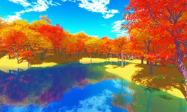 災害復興支援3DCG　秋 No152