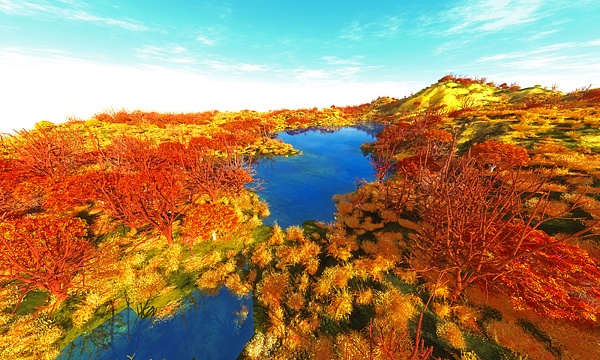 災害復興支援3DCG　秋 No158