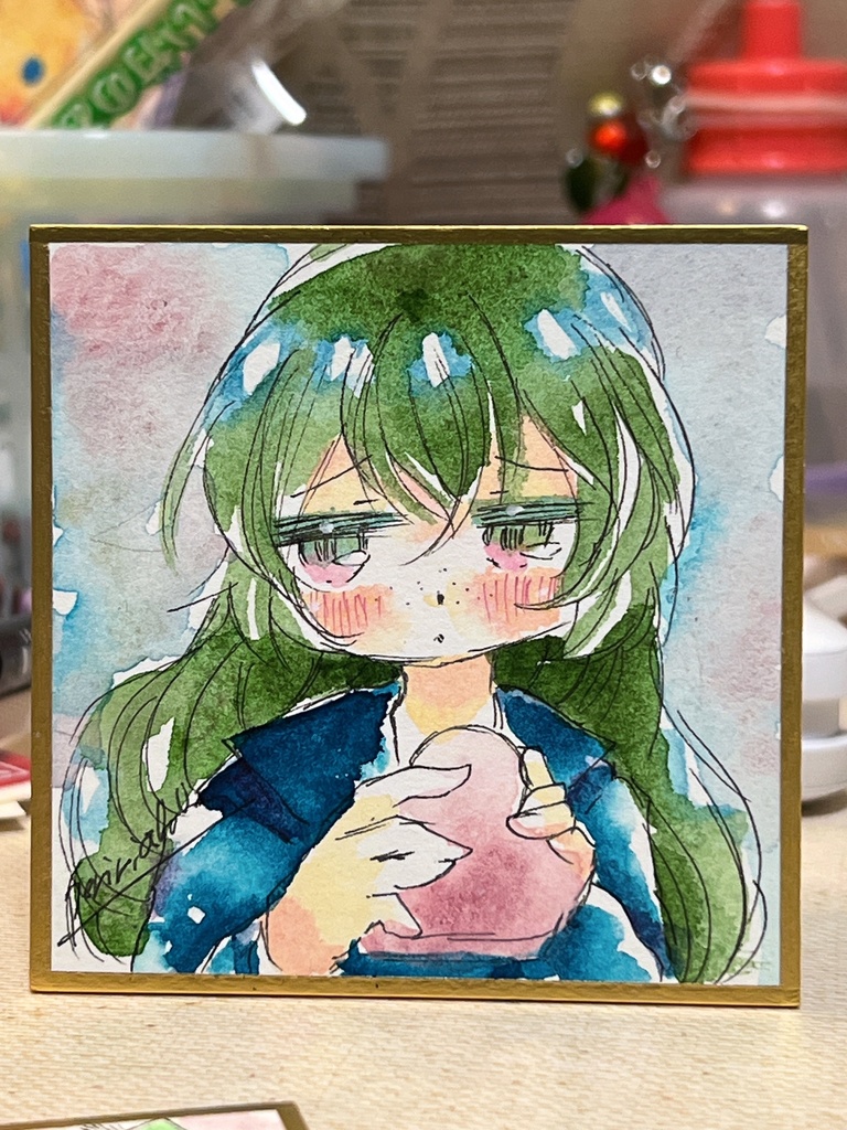 ランダム豆色紙ガチャ