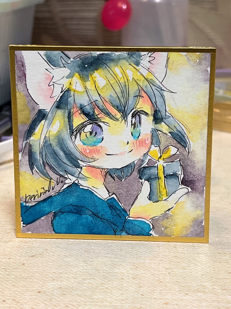 ランダム豆色紙ガチャ