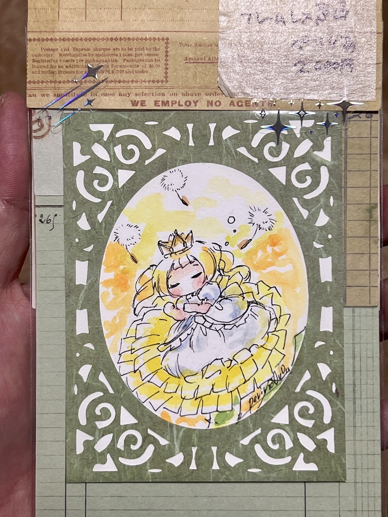 ミニ原画 たんぽぽ姫