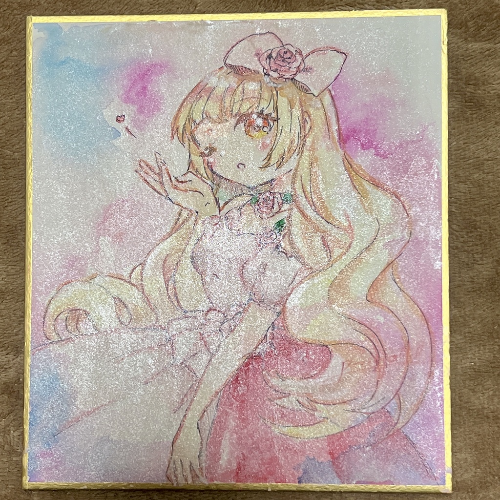 1/4色紙原画 姫神綺譚