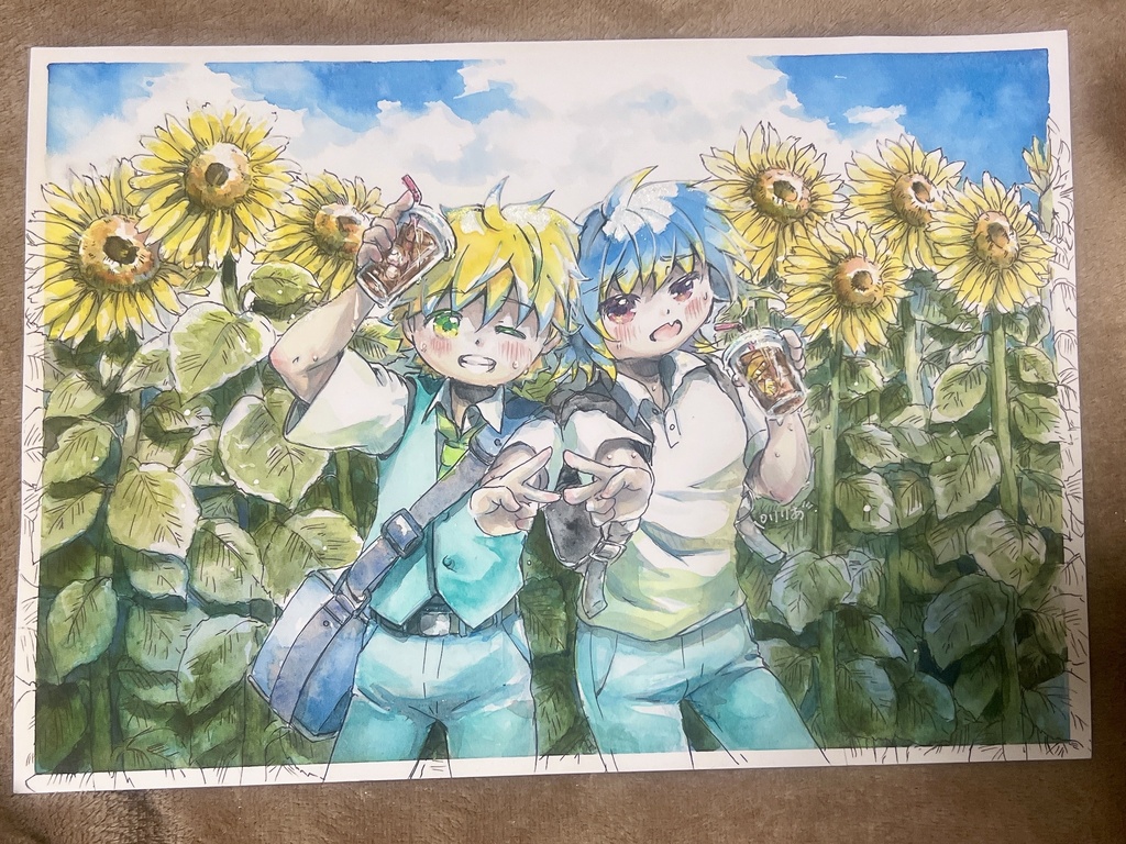 A4サイズイラスト原画