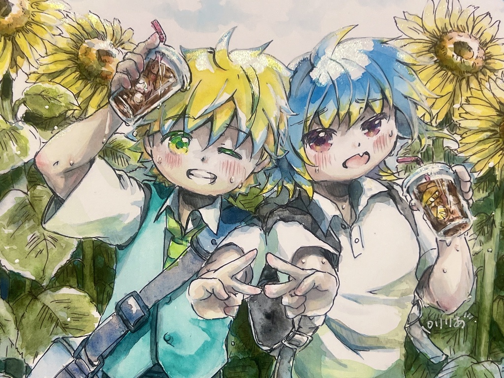 A4サイズイラスト原画