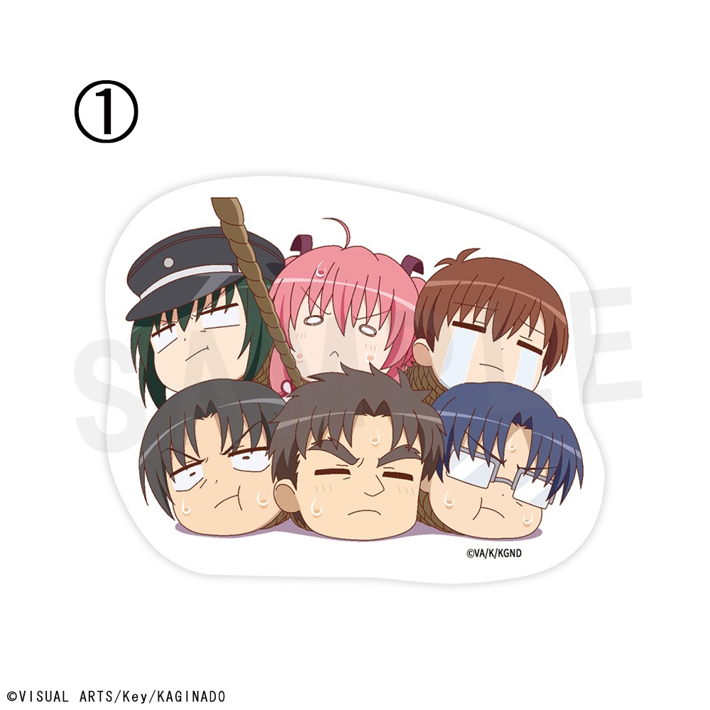 京まふ2022商品「かぎなど」ダイカットステッカー