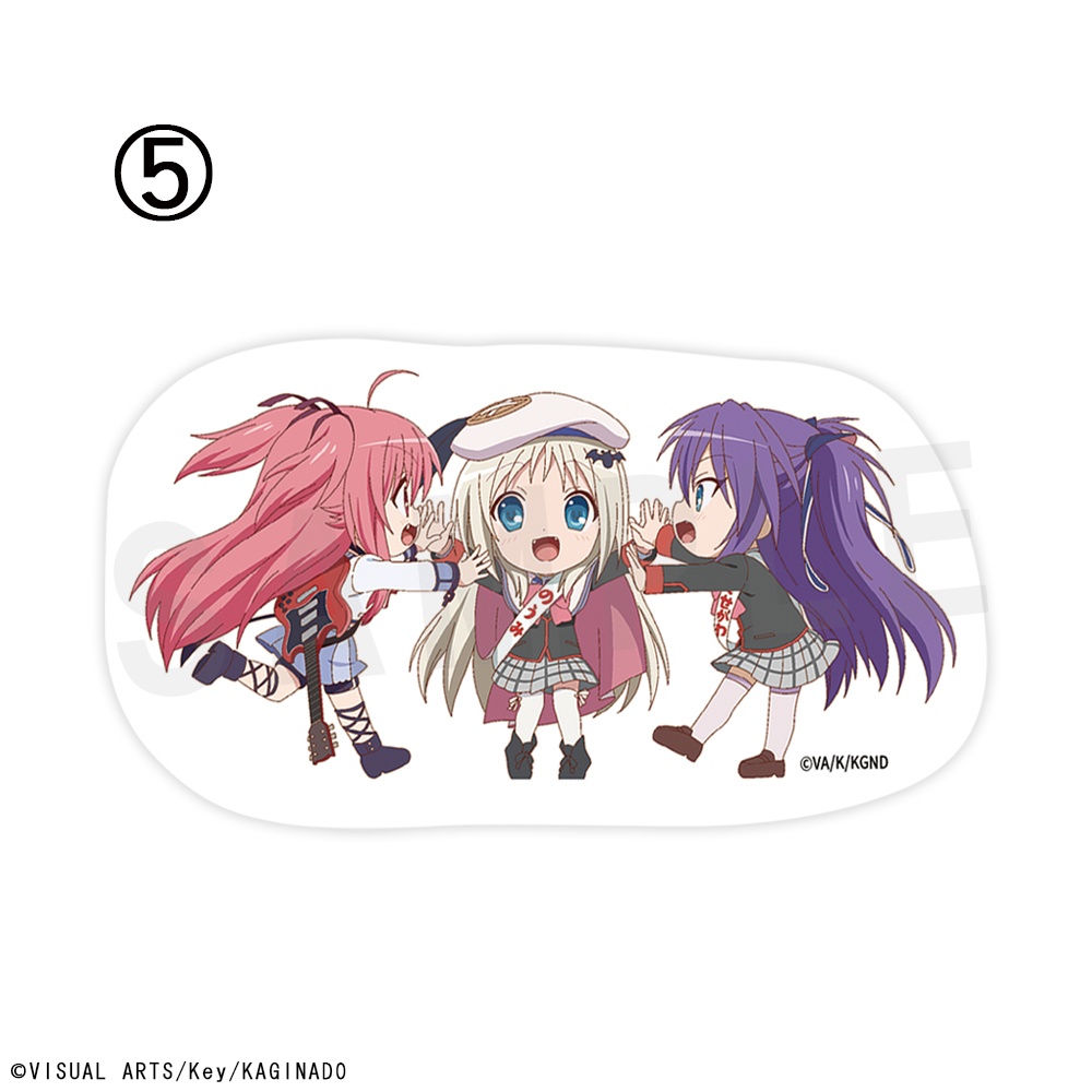 京まふ2022商品「かぎなど」ダイカットステッカー