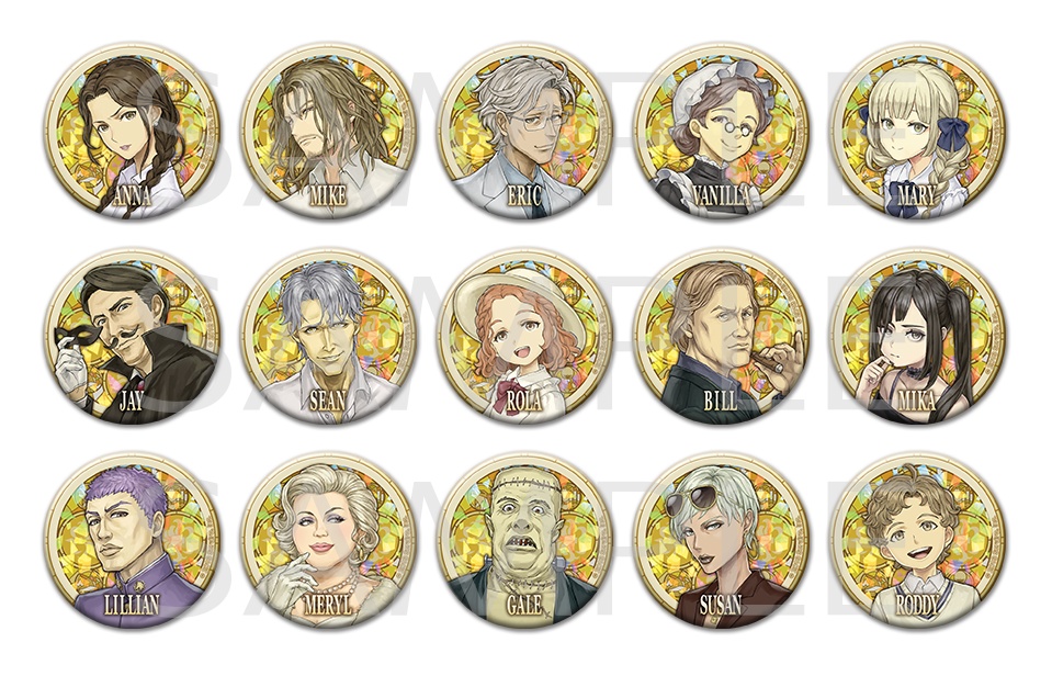 【人狼J】なりきりキャラクター 缶バッジ(SP4if版)