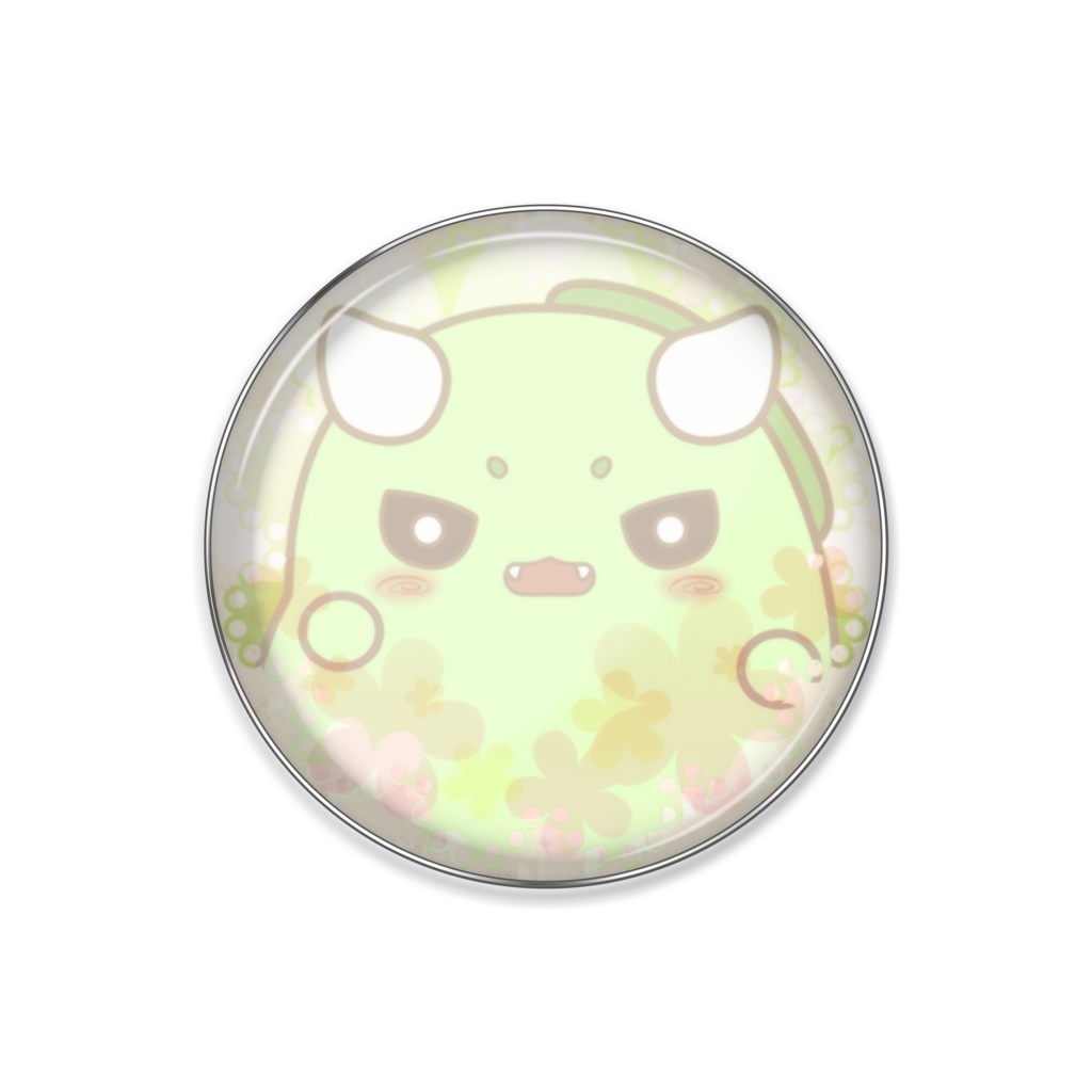 豆おにピンバッジ