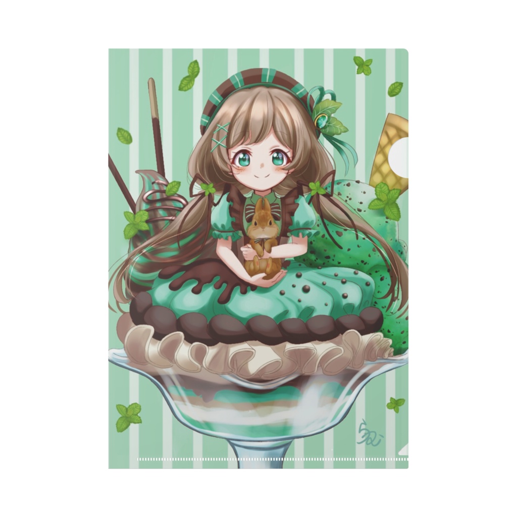 「Mint Chocolate」クリアファイル