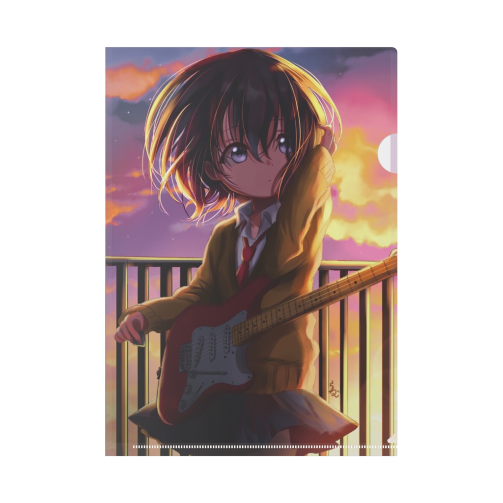 「Sunset glow」クリアファイル