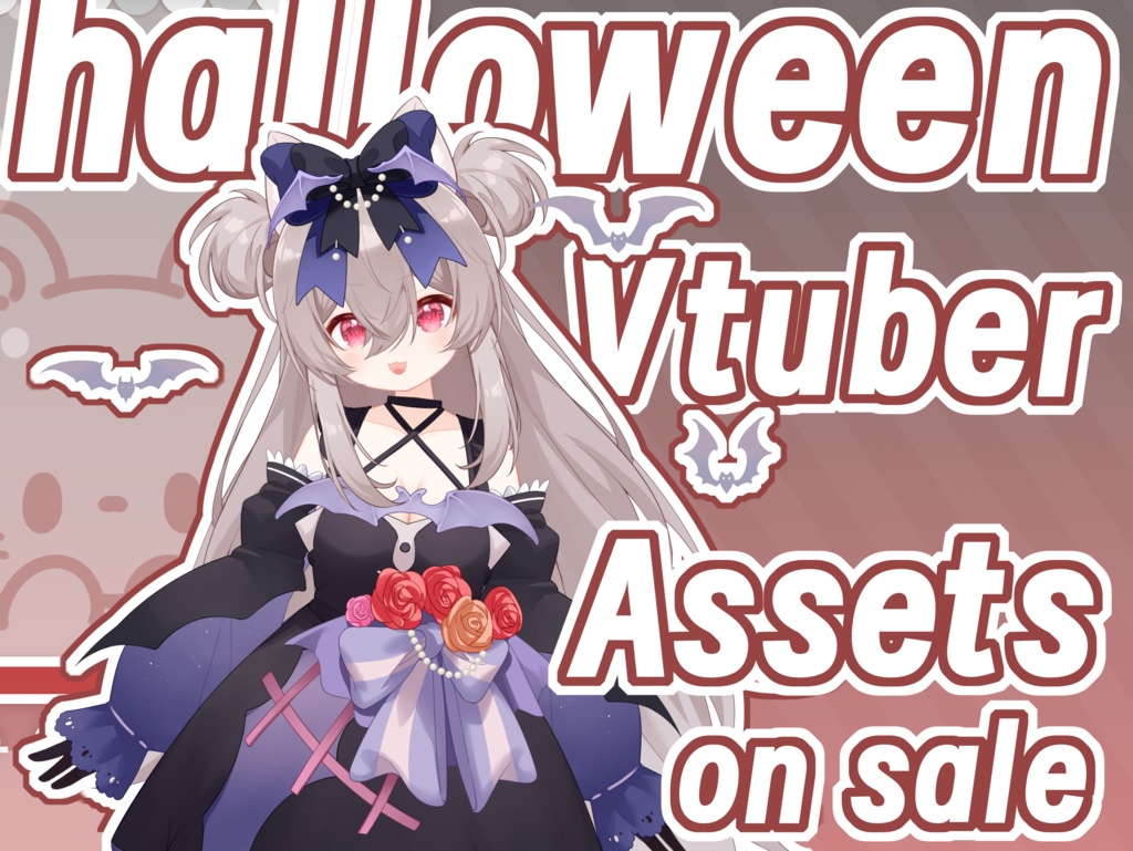 【Live2Dアパレル vts配信素材】万聖節の新衣装セットが襲来!全身の服と小物アクセサリー