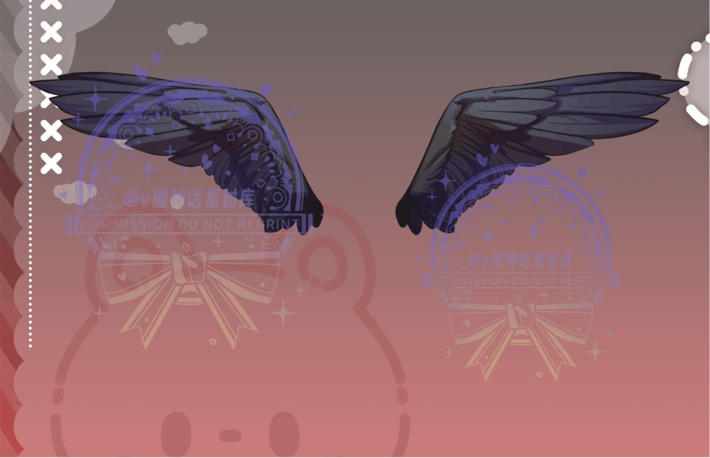 【live2d vts挂饰】三色の翼 - 私の天使になりなさい! |VTS動|