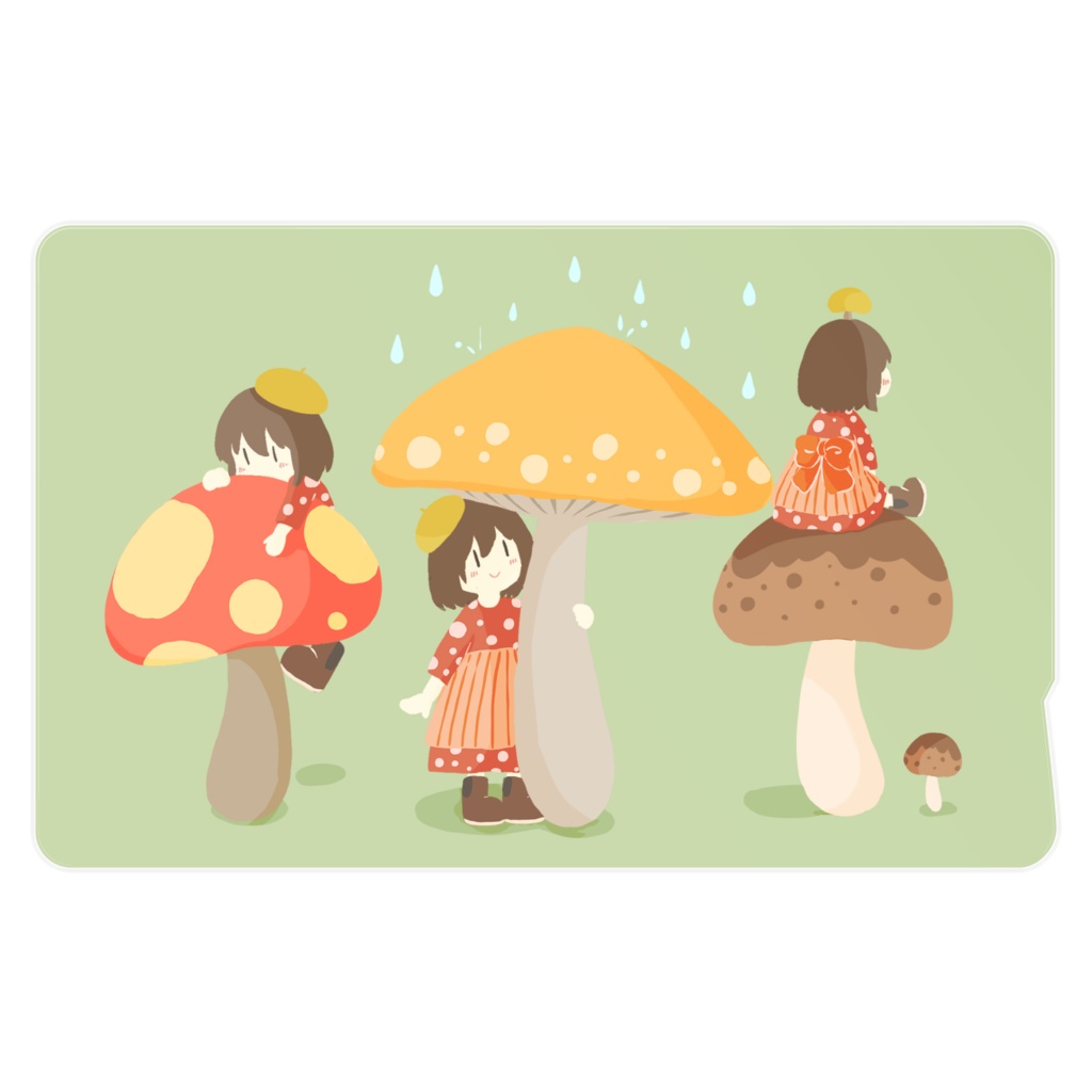 ICカードステッカー 2019秋バージョン　【スキマ町4丁目】