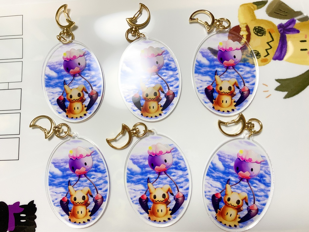 みみぷわアクキー(クリアver.)