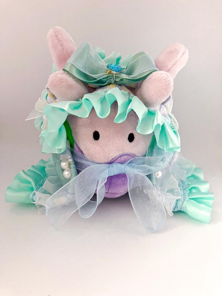 ペパーミント 着物ドレス風 衣装セット(Lサイズ)