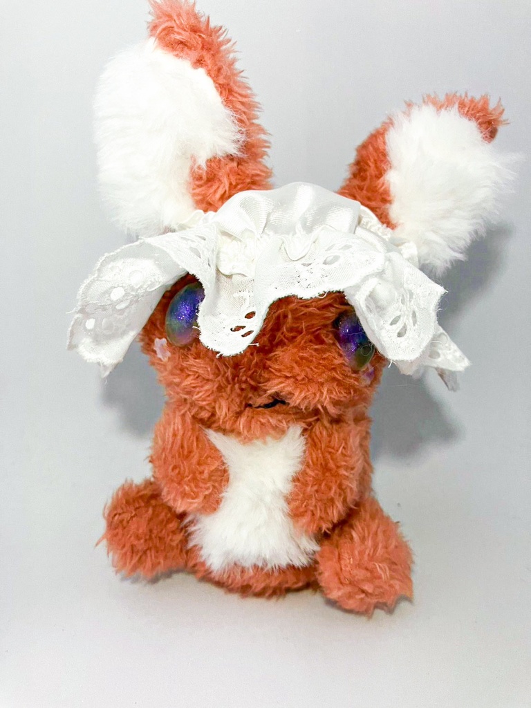 バックリボン 耳あり用ナイトキャップ