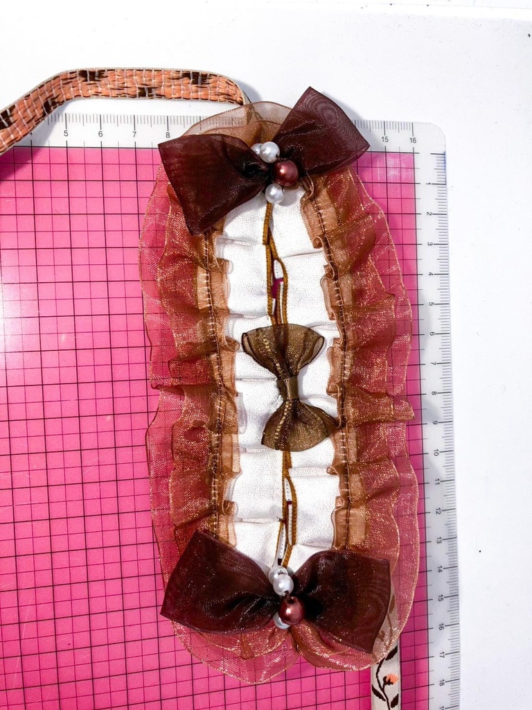 ホワイト×ブラウン 衣装セット(M)