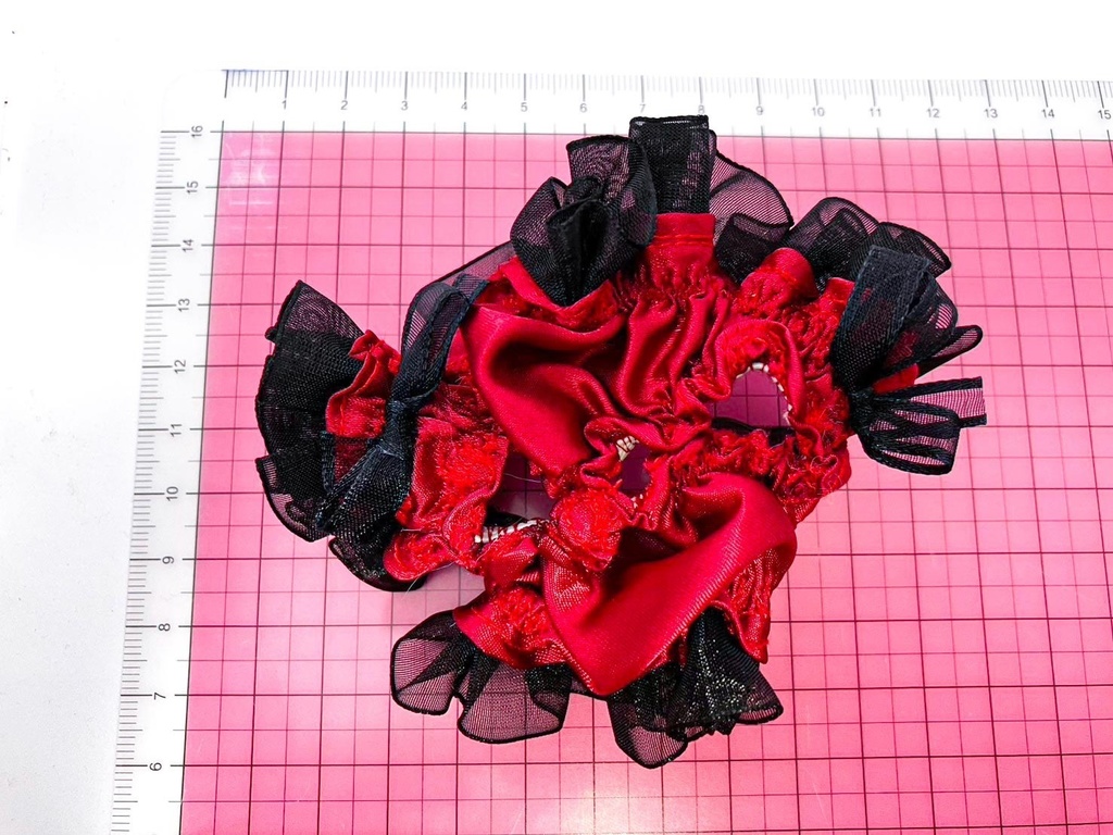 レッド×ブラック ナイトキャップ