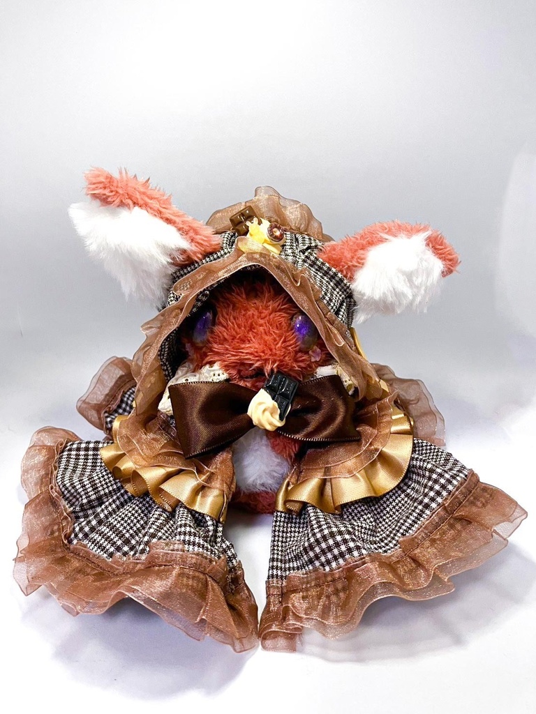 カフェモカチェック 衣装セット(M)