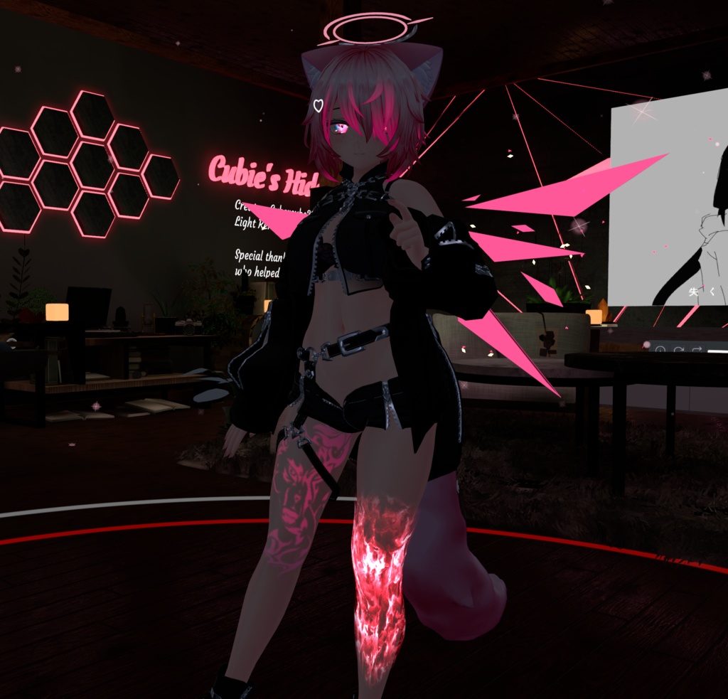Leg Flame Shader!「萌」For Moe