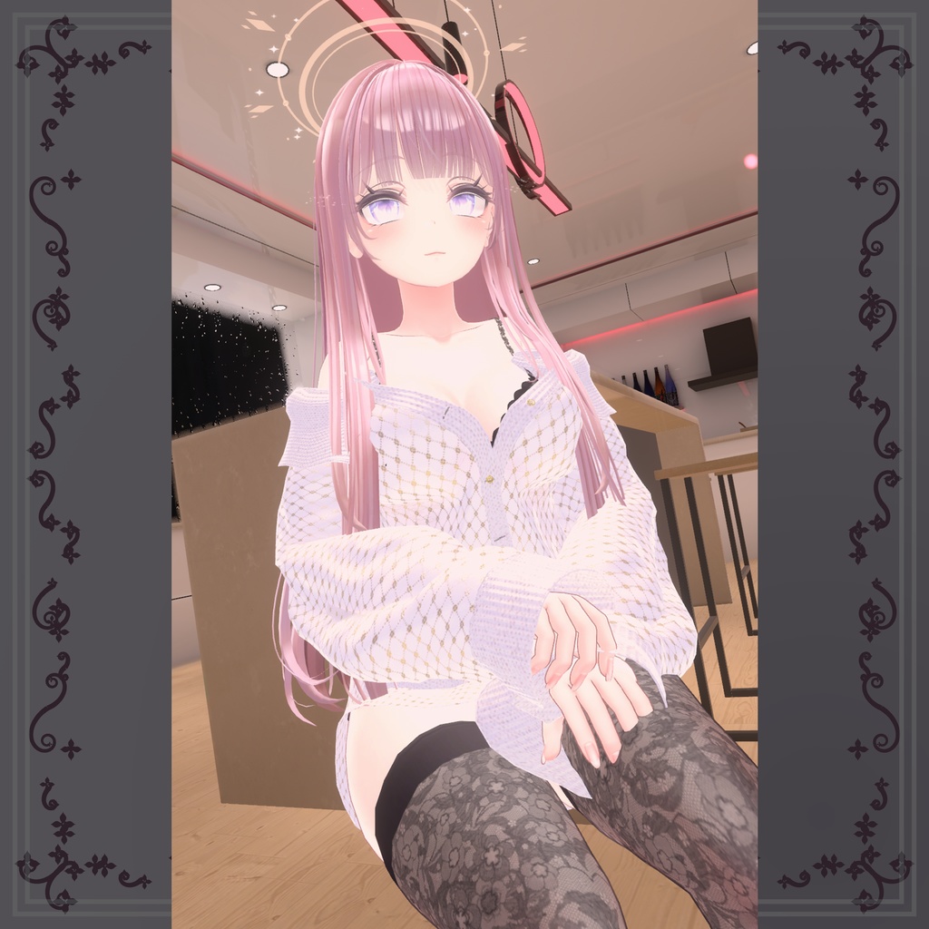 Ver1.1【セレスティア用】オフショルダーYシャツ