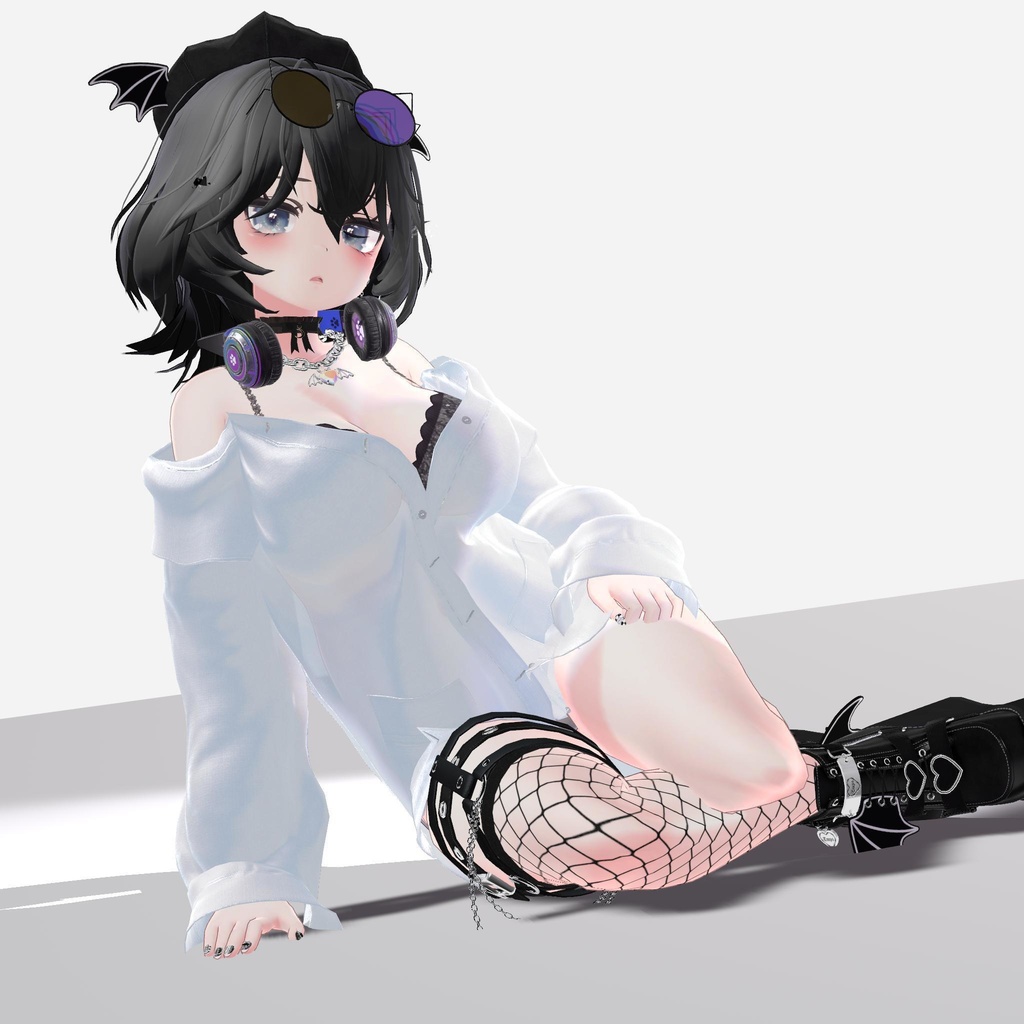 Ver1.1【セレスティア用】オフショルダーYシャツ