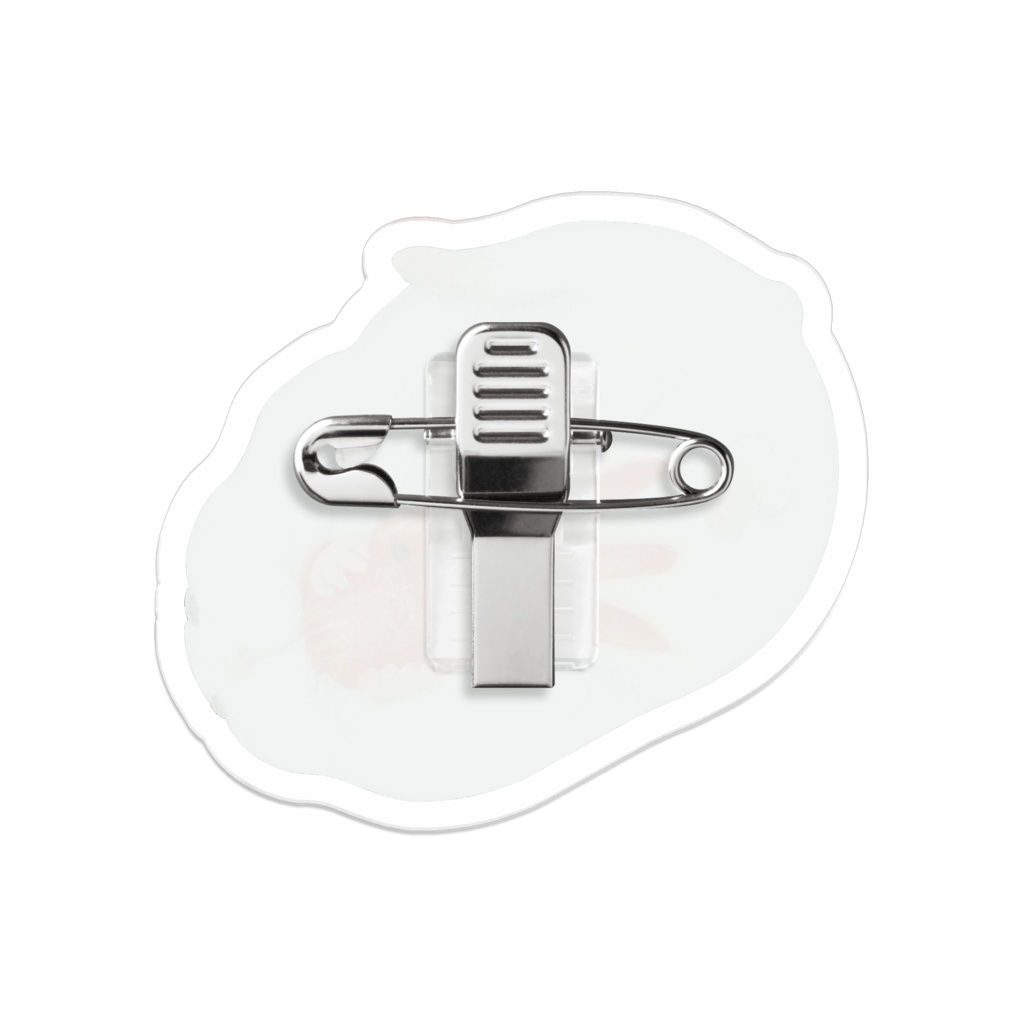 ハムスターのウインナーうまうまバッジ