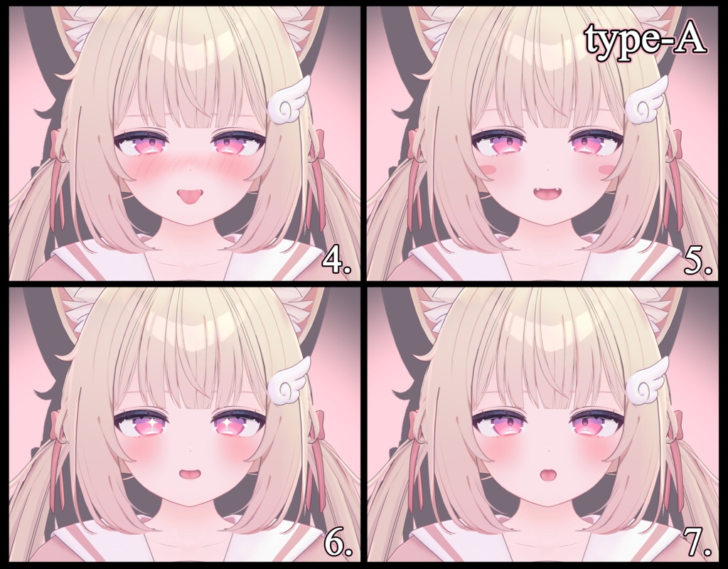 Chiffon 『シフォン』 💕 Face Animation A . B Set 💕
