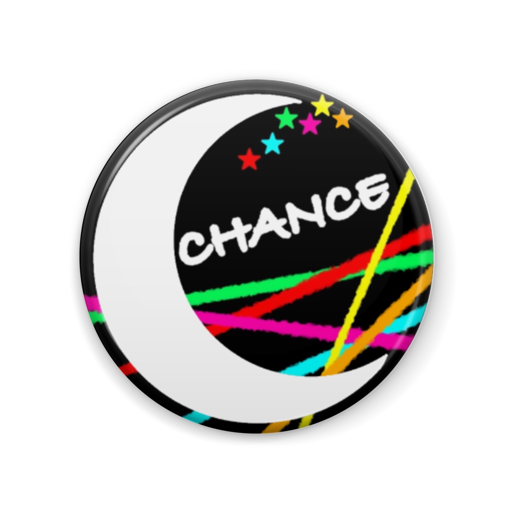 CHANCE ロゴ缶バッチ②