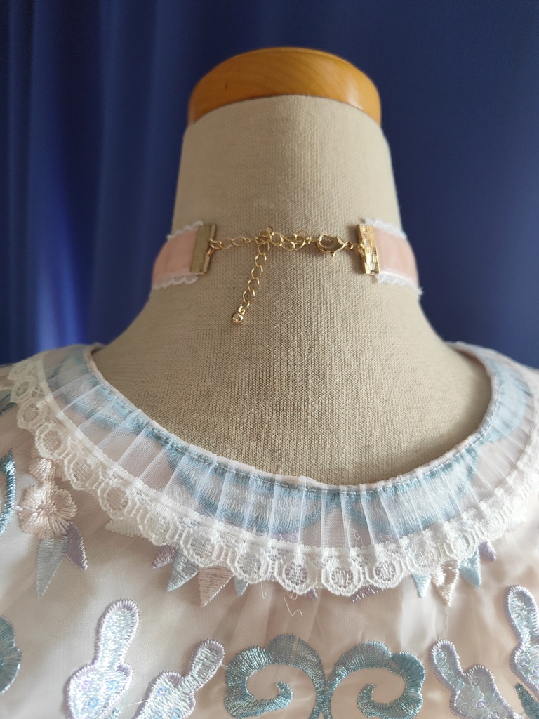 東方project キャラクターイメージつけ襟【西行寺幽々子】