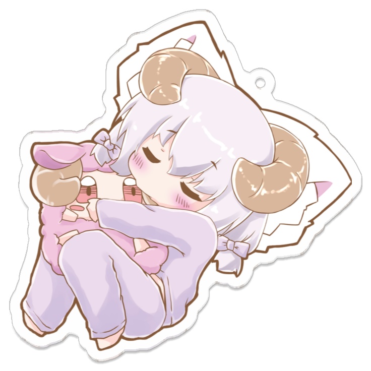 《新作》C99　羊娘めめ　アクリルキーホルダー