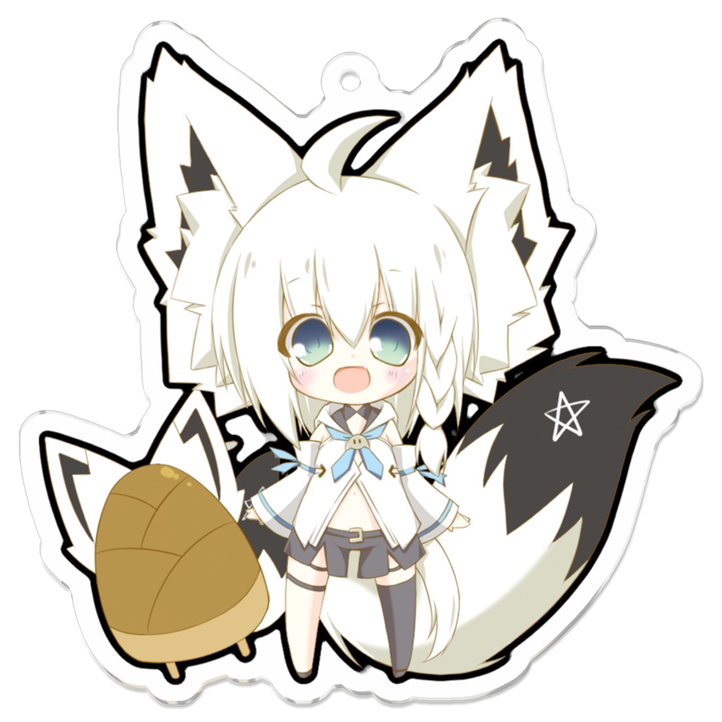 白上フブキ アクリルキーホルダー