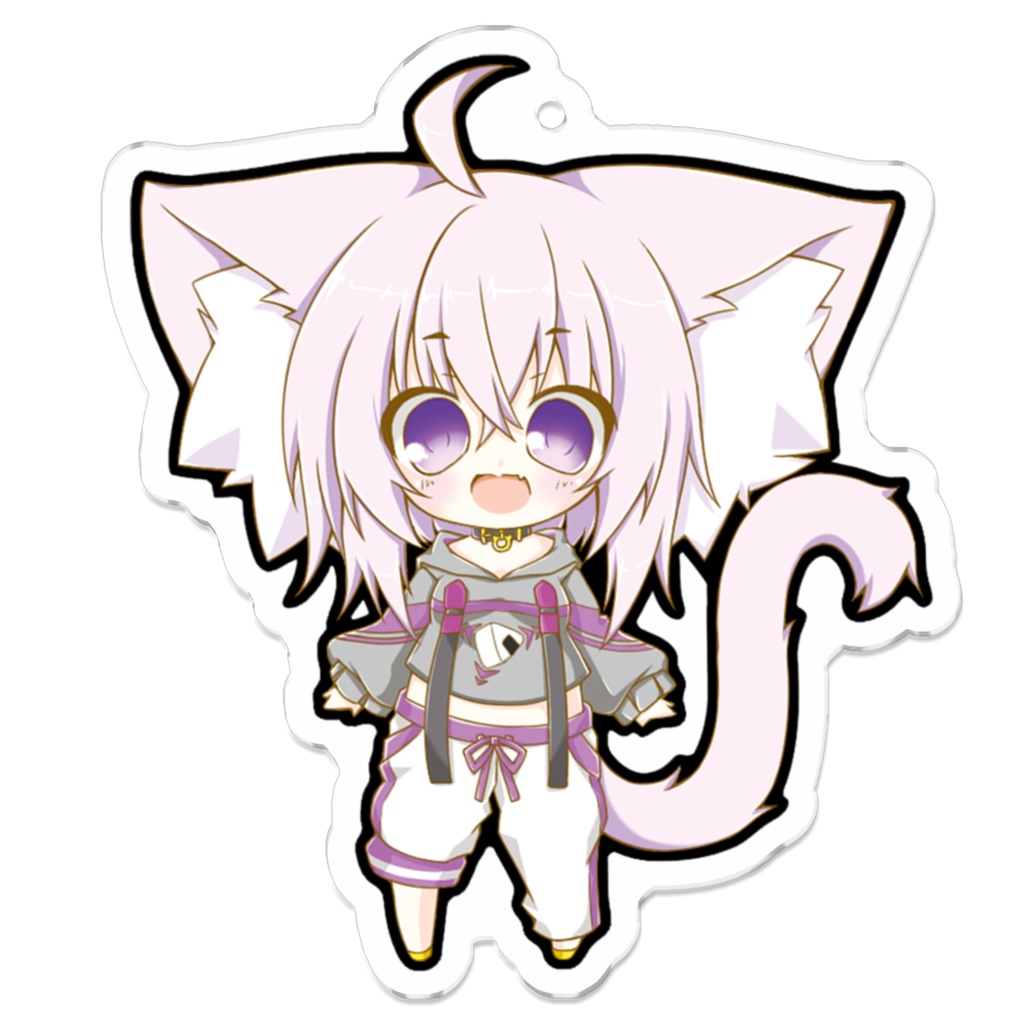 猫又おかゆ アクリルキーホルダー