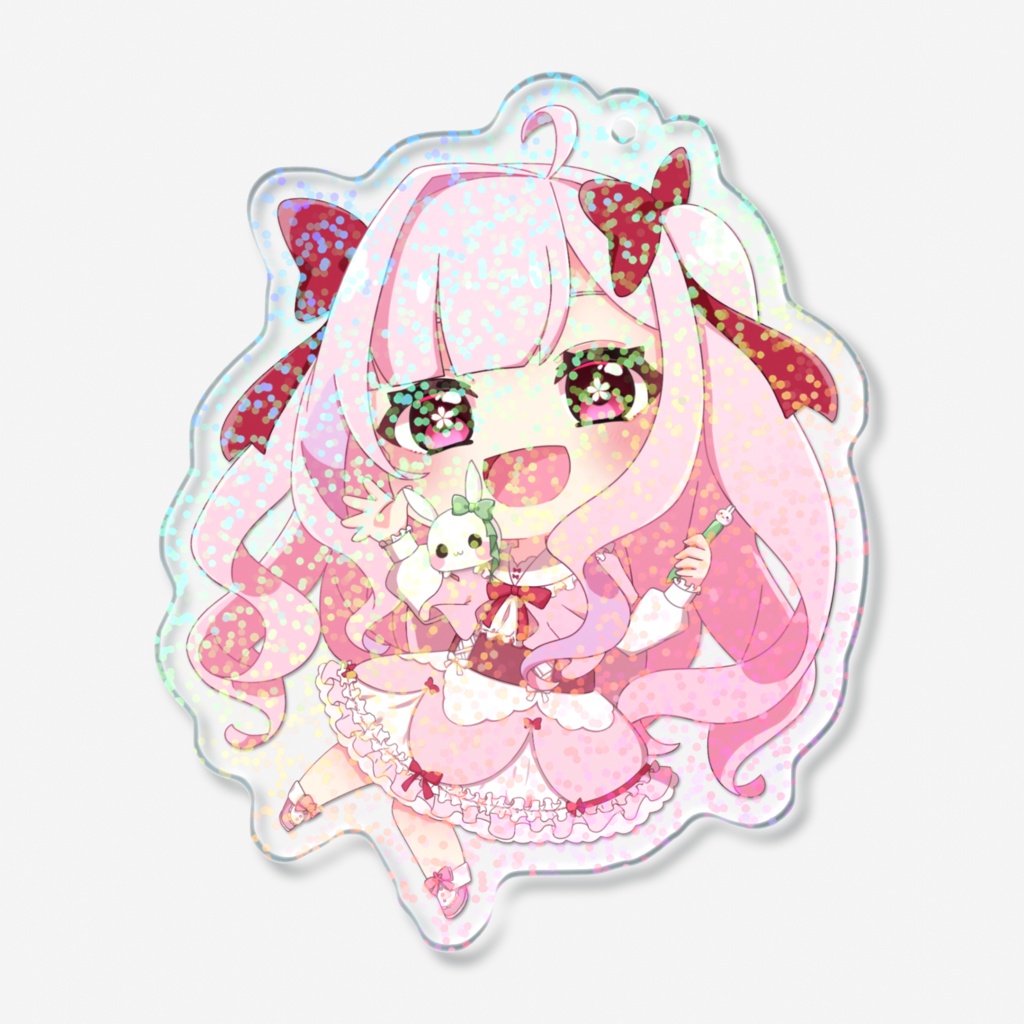 〘再販〙ホログラムきらきらおもちアクキー