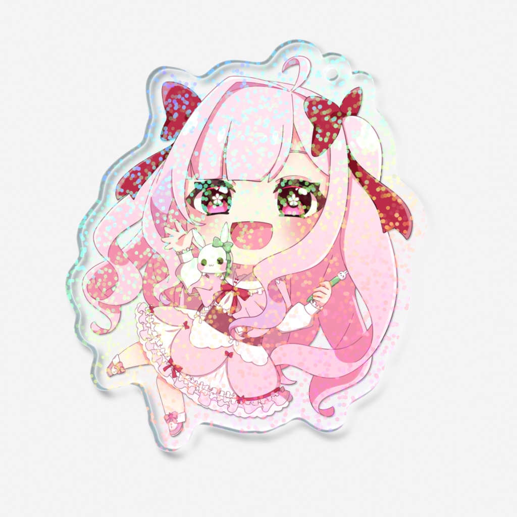 〘再販〙ホログラムきらきらおもちアクキー