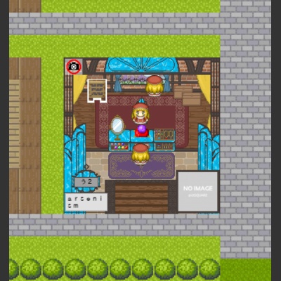 【無料】ピクトスクエア用店舗素材 ムジカ・ユニバーサリス風