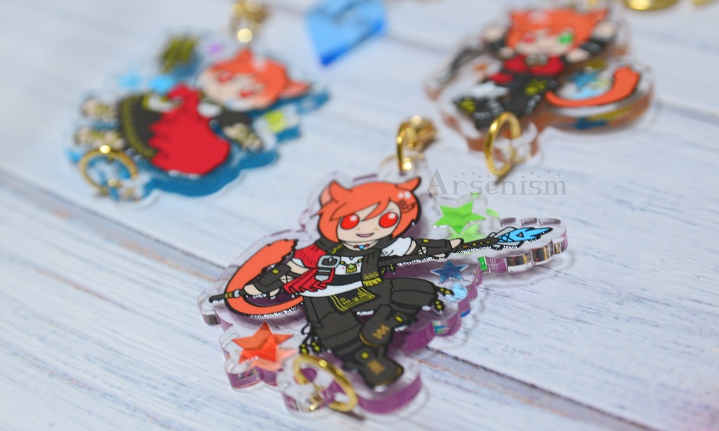 グ・ラハ・ティア三連アクリルキーホルダー