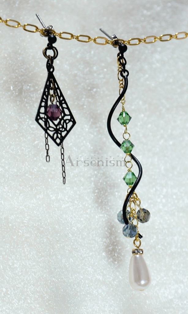 冥王と海底の街ピアスセット