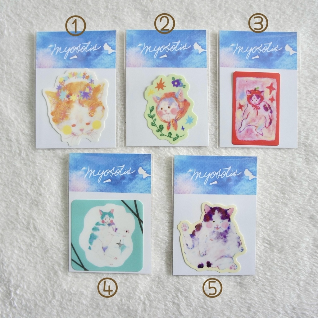 ねこステッカー