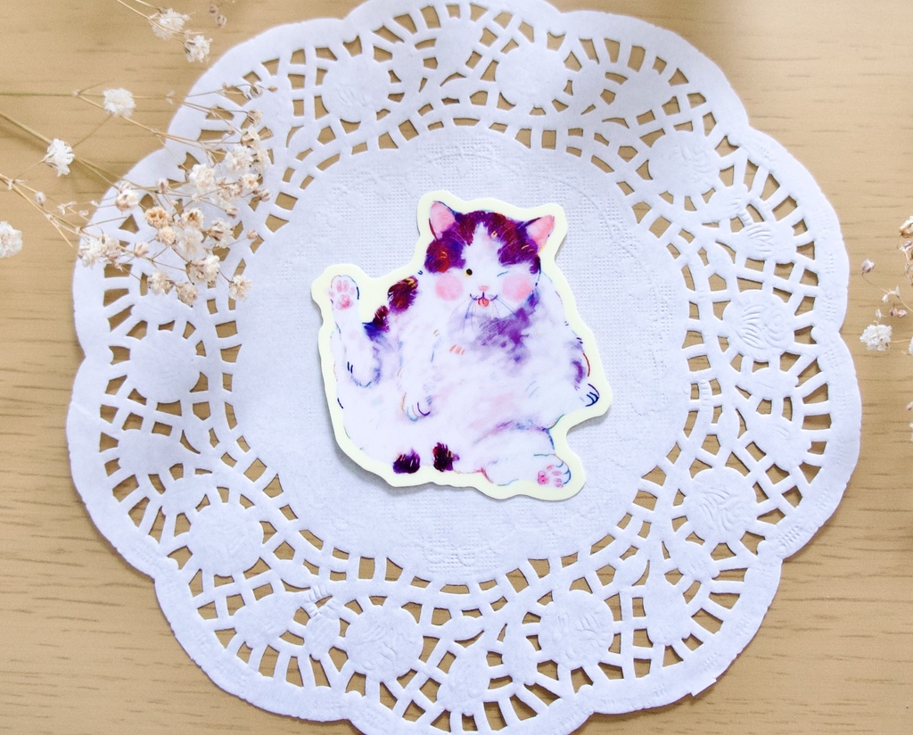 ねこステッカー