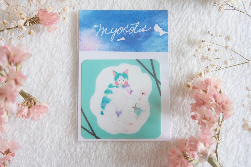 ねこステッカー