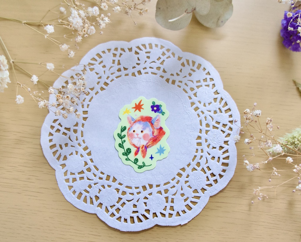 ねこステッカー