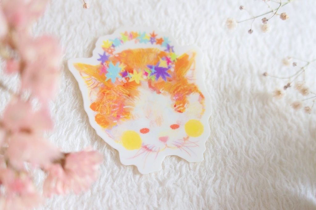 ねこステッカー