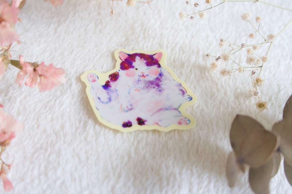 ねこステッカー