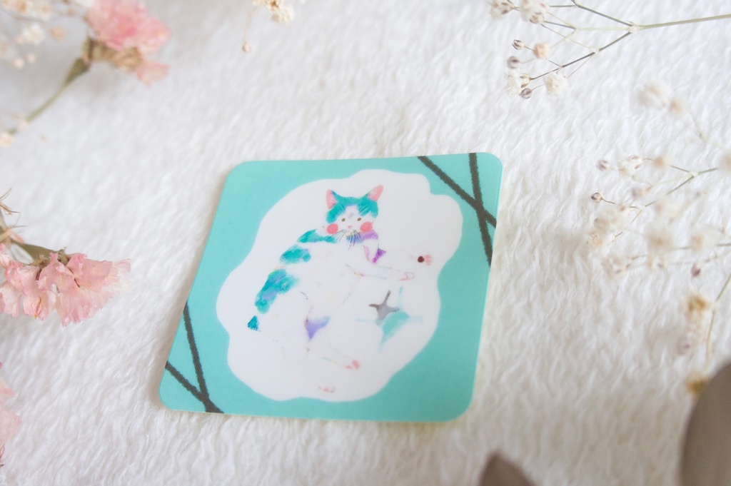 ねこステッカー