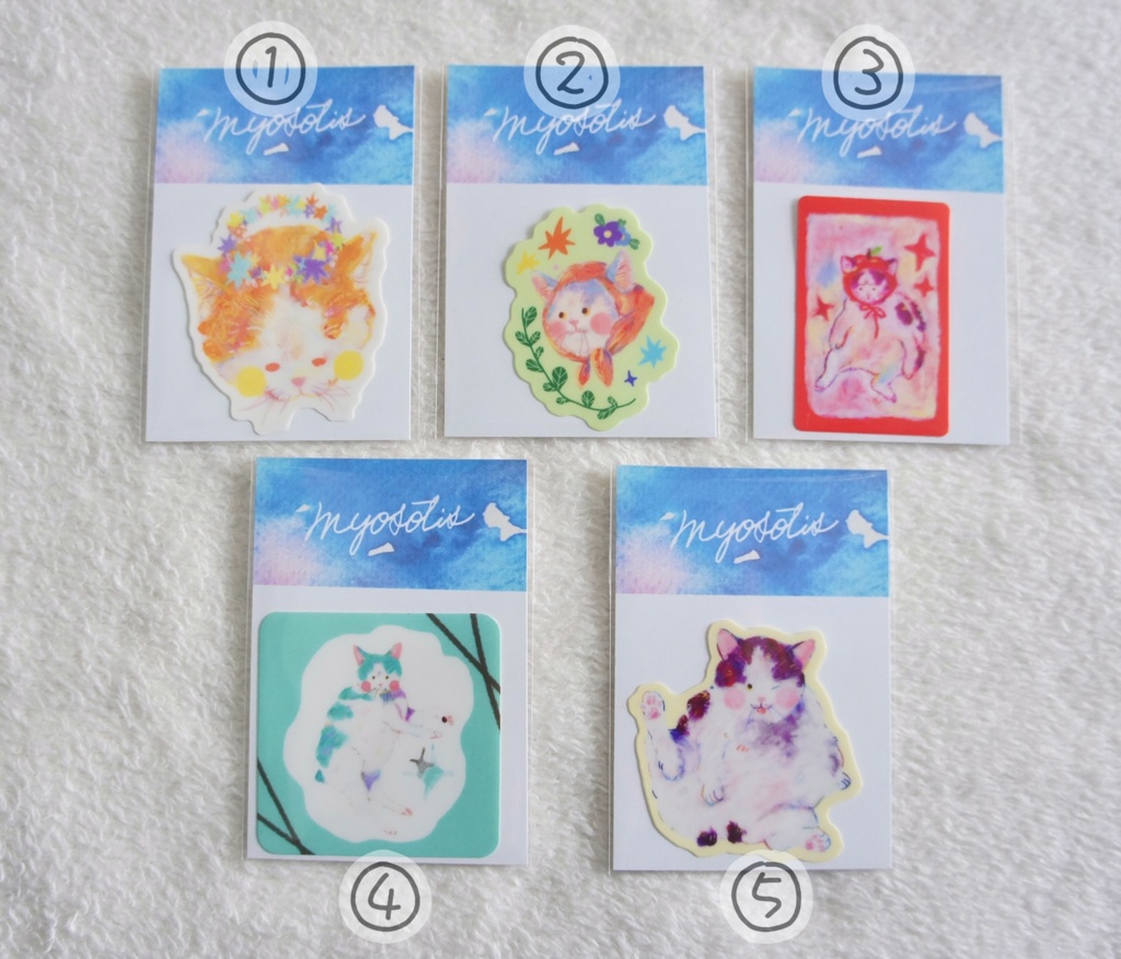 ねこステッカー